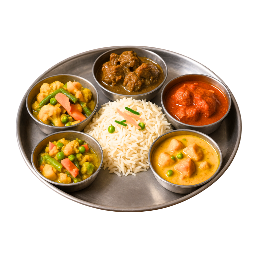 Sweet and Sour Thali